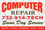 Computer Repair 732-914-tech Toms River NJ
